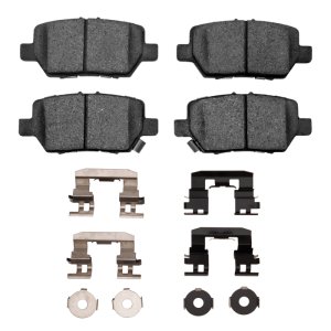 Acura RL Brake Pads - Rear - R1 Concepts - Ceramic - `05-`12